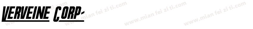 Verveine Corp字体转换